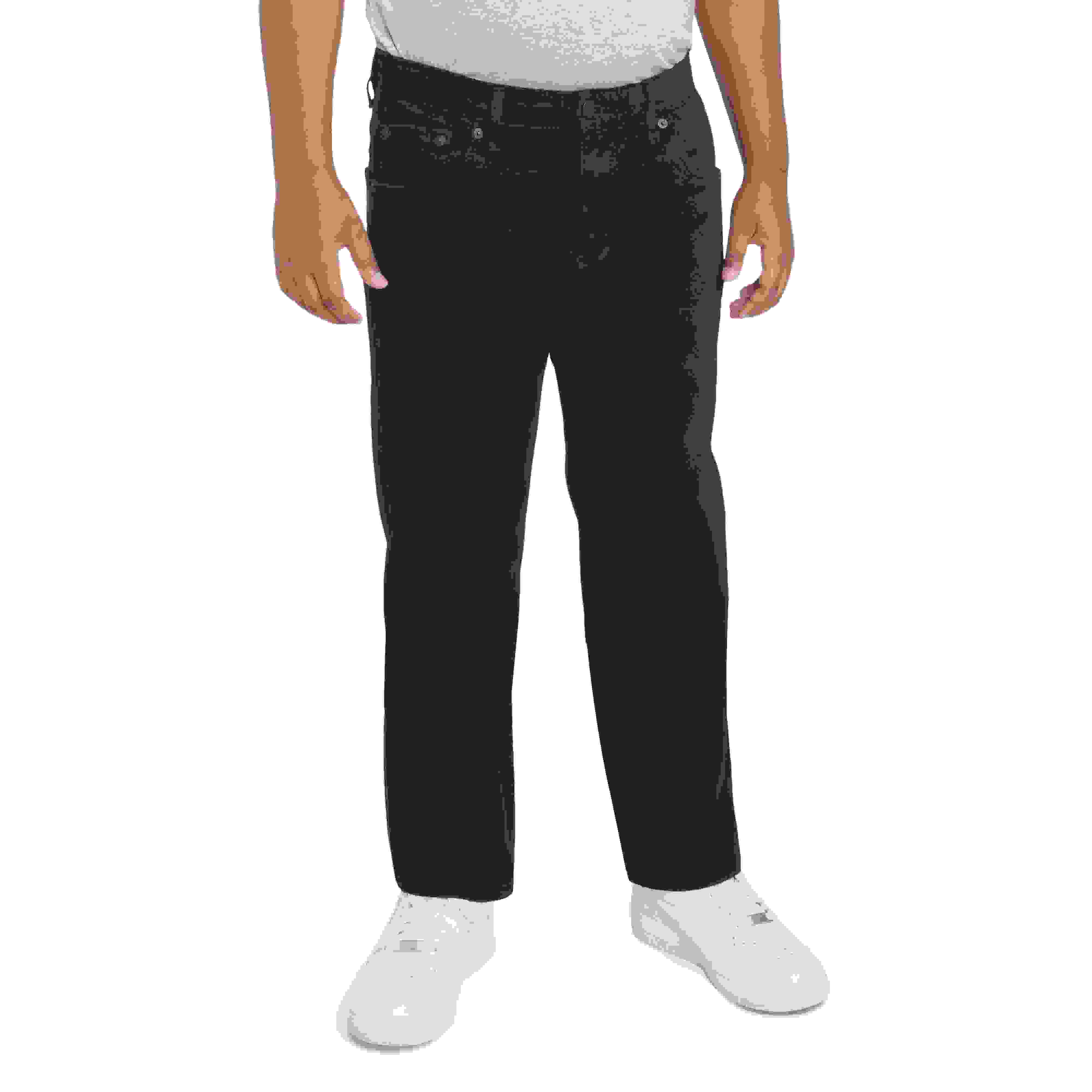 Levi's 511 Eco-Soft Performance Slim Fit Black Wash Big Boys' Black Denim Straight Jeans